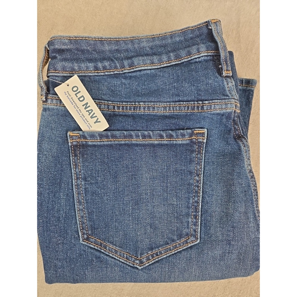 Old Navy Jeans 10P Extra High Rise Flare Secret Smooth Pockets Stretch‎ Boho NEW